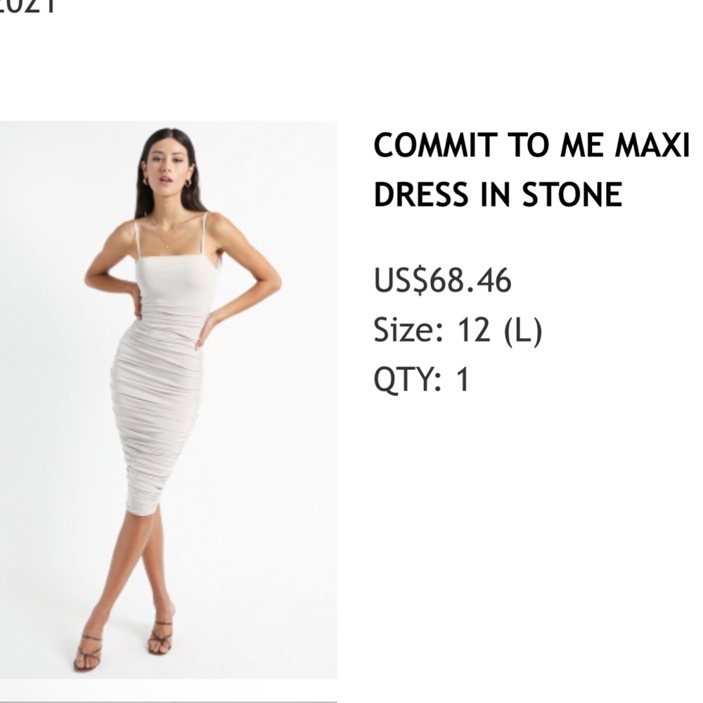 Showpo Commit to Me Maxi Dress